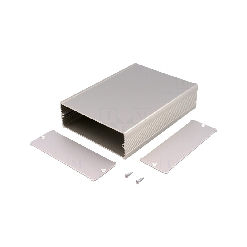 Carcasă aluminiu gri TUF 120x160x42mm | Electronic-mag.ro | Componente Electronice