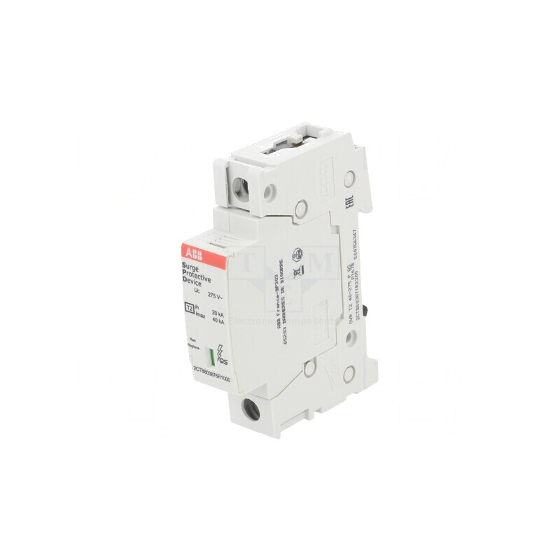 Limitator de Supratensiuni Tip 2 40kA pentru Șină DIN Poli 1 | Electronic-mag.ro | Componente Electronice Limitator de Supratensiuni Tip 2 40kA pentru Șină DIN Poli 1 | Electronic-mag.ro | Componente Electronice