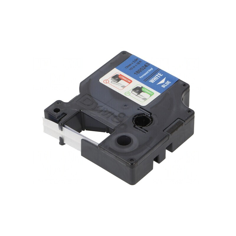 Bandă Albastră 12mm x 5,5m cu Caracter Alb | Electronic-mag.ro | Componente Electronice Bandă Albastră 12mm x 5,5m cu Caracter Alb | Electronic-mag.ro | Componente Electronice