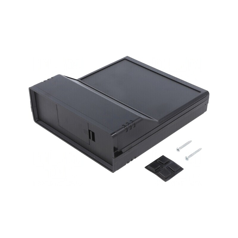 Carcasă desktop ABS neagră 154x173x54mm | Electronic-mag.ro | Componente Electronice