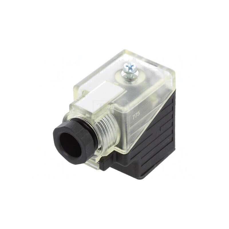 Conector cu valvă mufă 18mm 4 pini 90° | Electronic-mag.ro | Componente Electronice