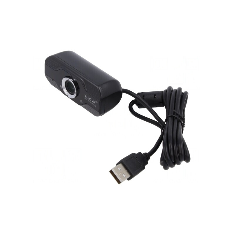 Webcam USB Neagră Full HD 1080p 1.5m | Electronic-mag.ro | Componente Electronice