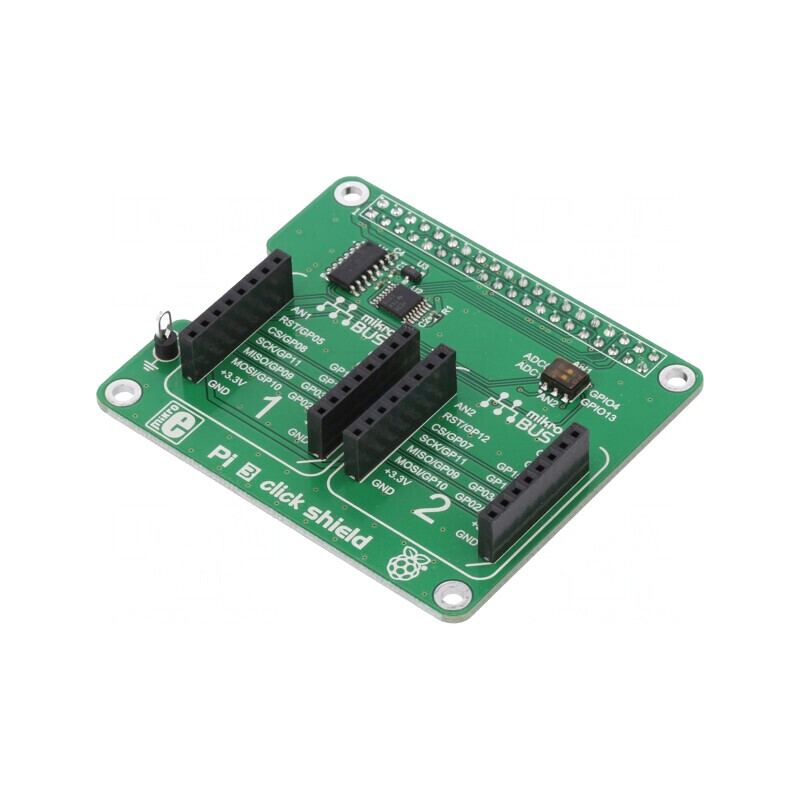 Placă Expander Prototip cu Soclu 2x20 pentru PI 3 CLICK SHIELD | Electronic-mag.ro | Componente Electronice