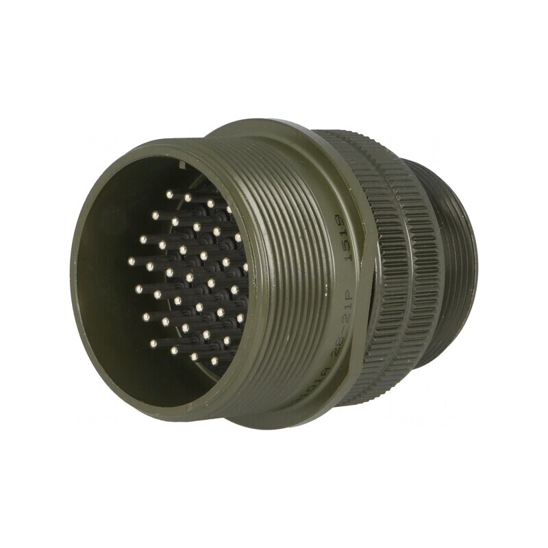 Conector Circular 28 MS/DS Aliaj Aluminiu Oliv | Electronic-mag.ro | Componente Electronice