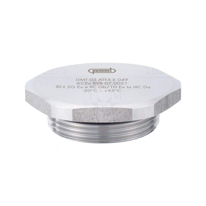 Capac de protecție IP68 oțel inoxidabil M25 1,5 | Electronic-mag.ro | Componente Electronice