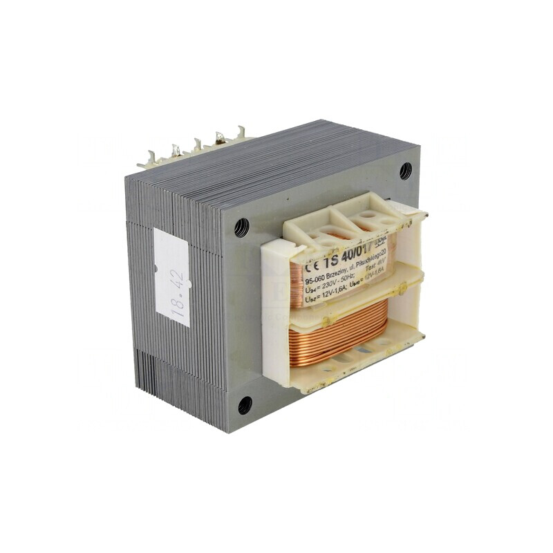 Transformator de Alimentare 40VA 230V la 12V 1,6A | Electronic-mag.ro | Componente Electronice