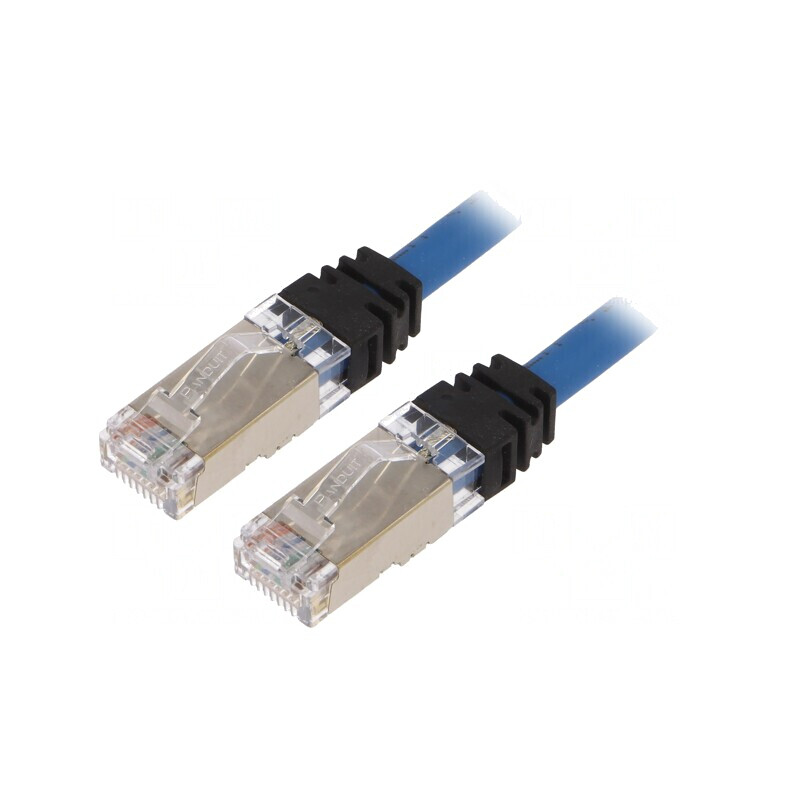 Patch Cord S/FTP Albastru 3m LSZH 10Gig 6a | Electronic-mag.ro | Componente Electronice
