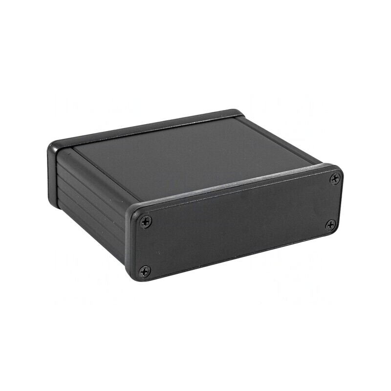 Carcasă Aluminiu Neagră 80x103x31mm | Electronic-mag.ro | Componente Electronice