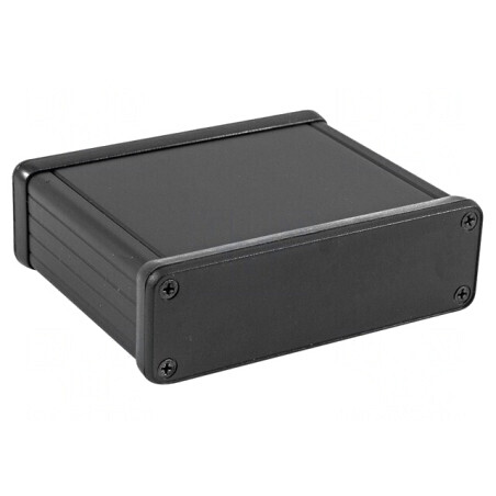 Carcasă Aluminiu Neagră 80x103x31mm | Electronic-mag.ro | Componente Electronice