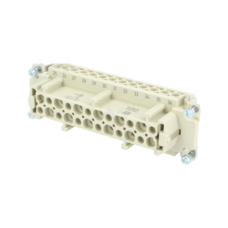 Conector HDC Han E 24 Mamă 24 PE | Electronic-mag.ro | Componente Electronice