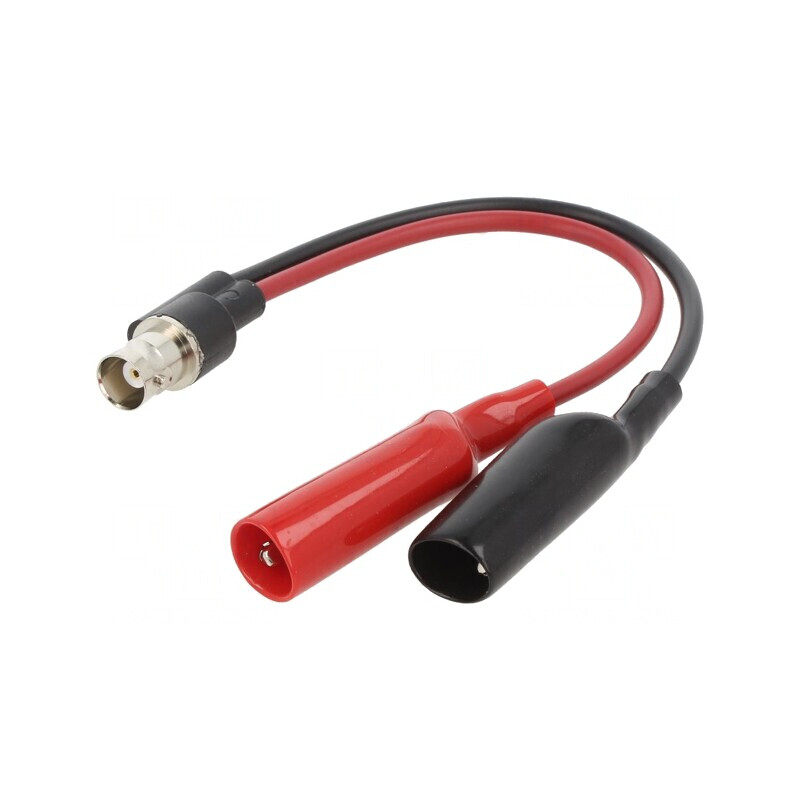 Cablu de măsurare BNC soclu cu clemă crocodil 150V | Electronic-mag.ro | Componente Electronice