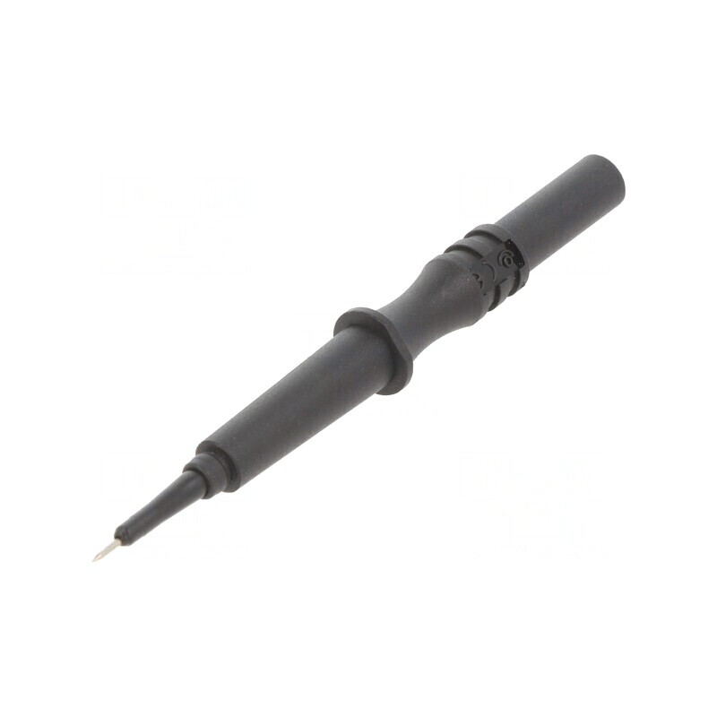 Sondă măsurare 600V 85mm neagră vârf 2mm | Electronic-mag.ro | Componente Electronice