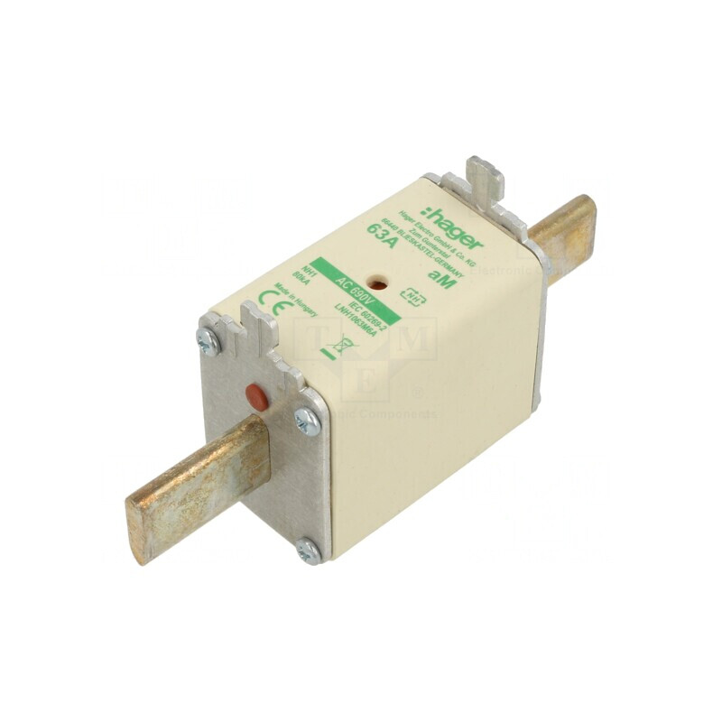 Siguranță Industrială NH1 63A 690VAC | Electronic-mag.ro | Componente Electronice