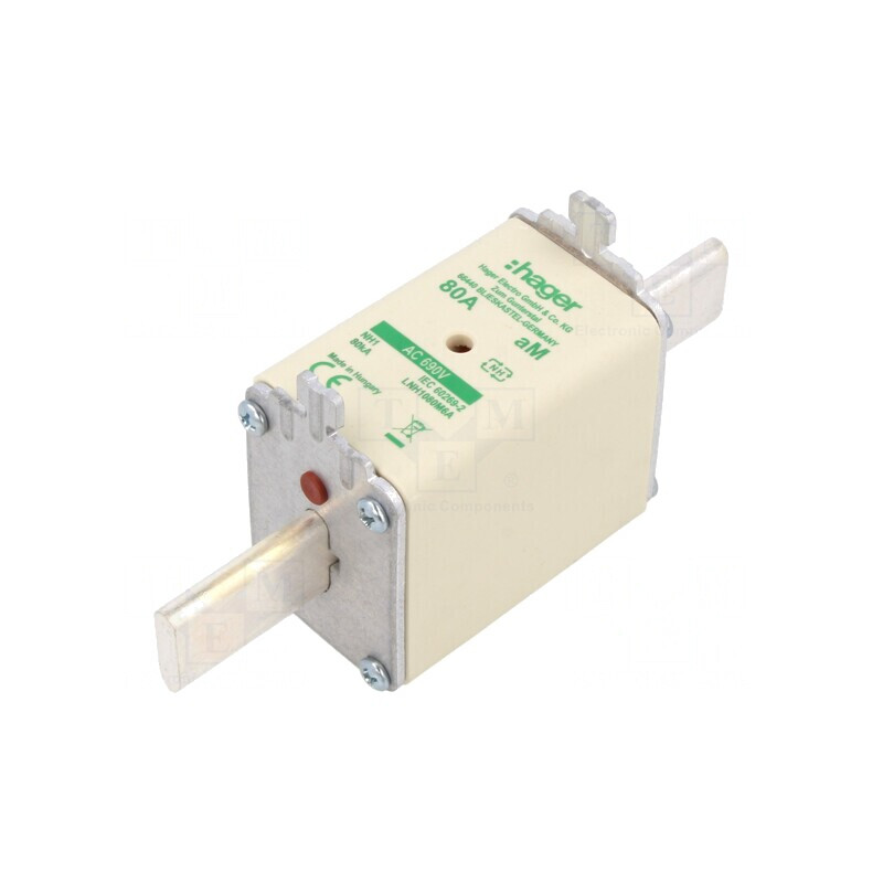Siguranță Industrială NH1 80A 690VAC | Electronic-mag.ro | Componente Electronice