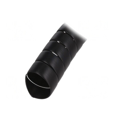 Înfășurare în spirală neagră 45mm polipropilenă 1m | Electronic-mag.ro | Componente Electronice