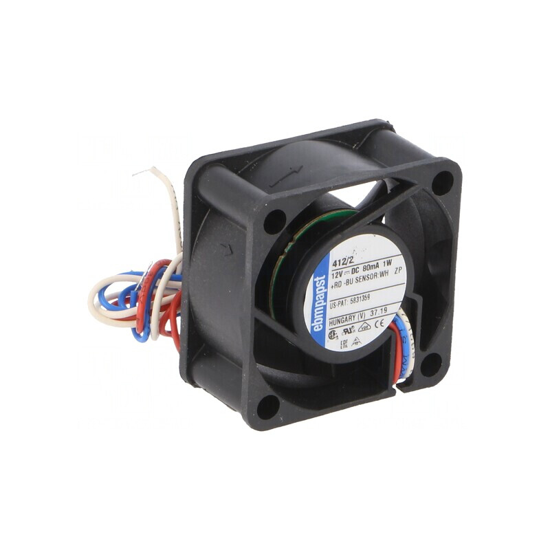 Ventilator axial 12V 40x40x20mm 10m3/h 18dBA | Electronic-mag.ro | Componente Electronice