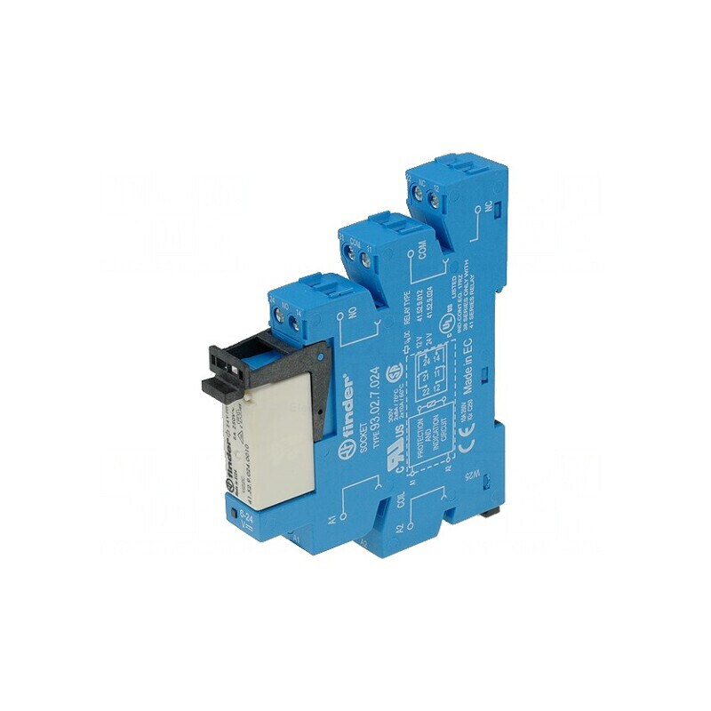 Releu Intermediar DPDT 24VAC/24VDC 8A | Electronic-mag.ro | Componente Electronice