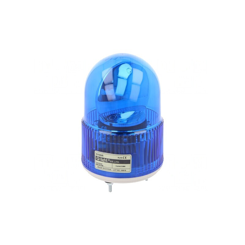 Semnalizator Luminos Rotativ Albastru 24VDC | Electronic-mag.ro | Componente Electronice