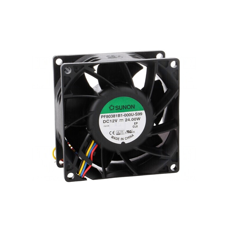 Ventilator DC axial 12V 80x80x38mm 193,5m3/h | Electronic-mag.ro | Componente Electronice