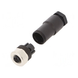 EPIC POWER Cablu Conector M12 D6 3 PE F 8-10 | Electronic-mag.ro | Componente Electronice
