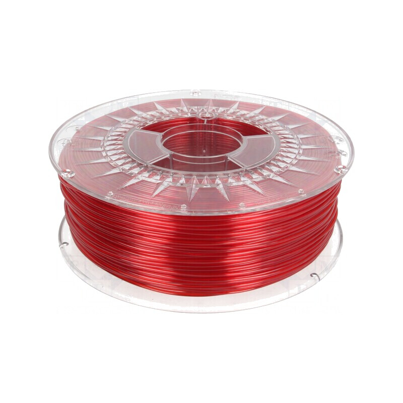 Filament PET-G 1.75mm Roșu Transparent 1kg | Electronic-mag.ro | Componente Electronice Filament PET-G 1.75mm Roșu Transparent 1kg | Electronic-mag.ro | Componente Electronice