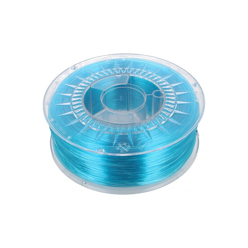 Filament PET-G 1.75mm Albastru Transparent 1kg | Electronic-mag.ro | Componente Electronice