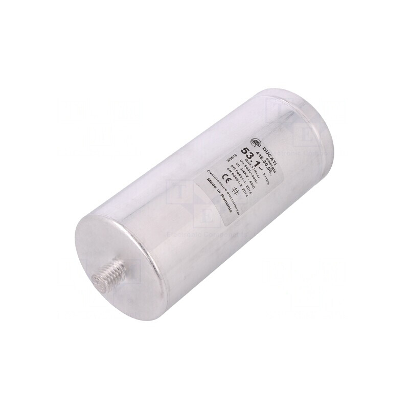 Condensator cu Polipropilenă 53,1uF Ø60x137mm 110000h | Electronic-mag.ro | Componente Electronice