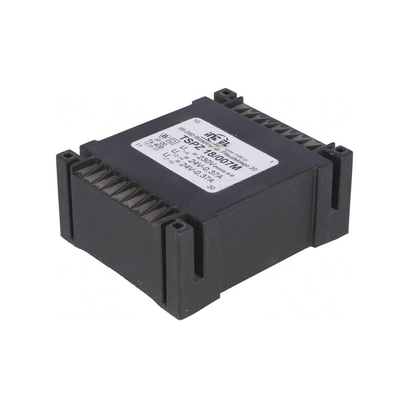 Transformator Încapsulat 24V 370mA PCB 18VA 230VAC | Electronic-mag.ro | Componente Electronice