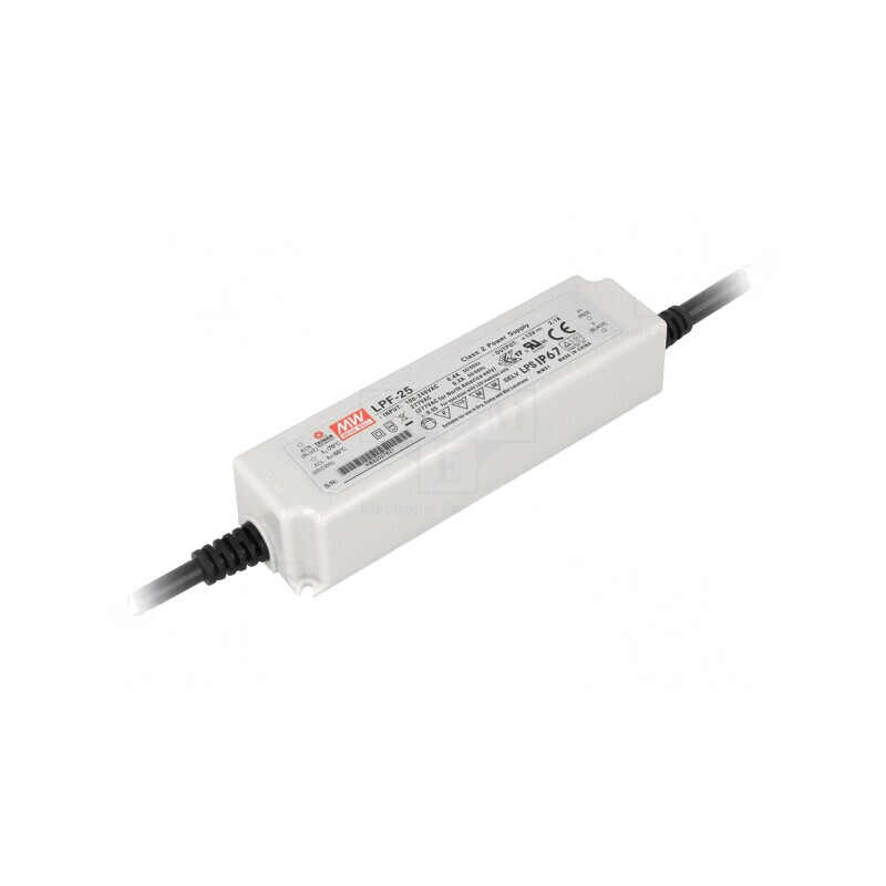 Alimentator LED 25,2W 36V 0,7A IP67 | Electronic-mag.ro | Componente Electronice