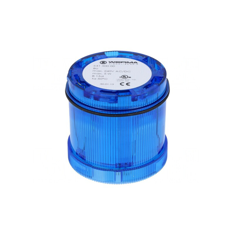 Semnalizator luminos albastru BA15D 12-240V | Electronic-mag.ro | Componente Electronice