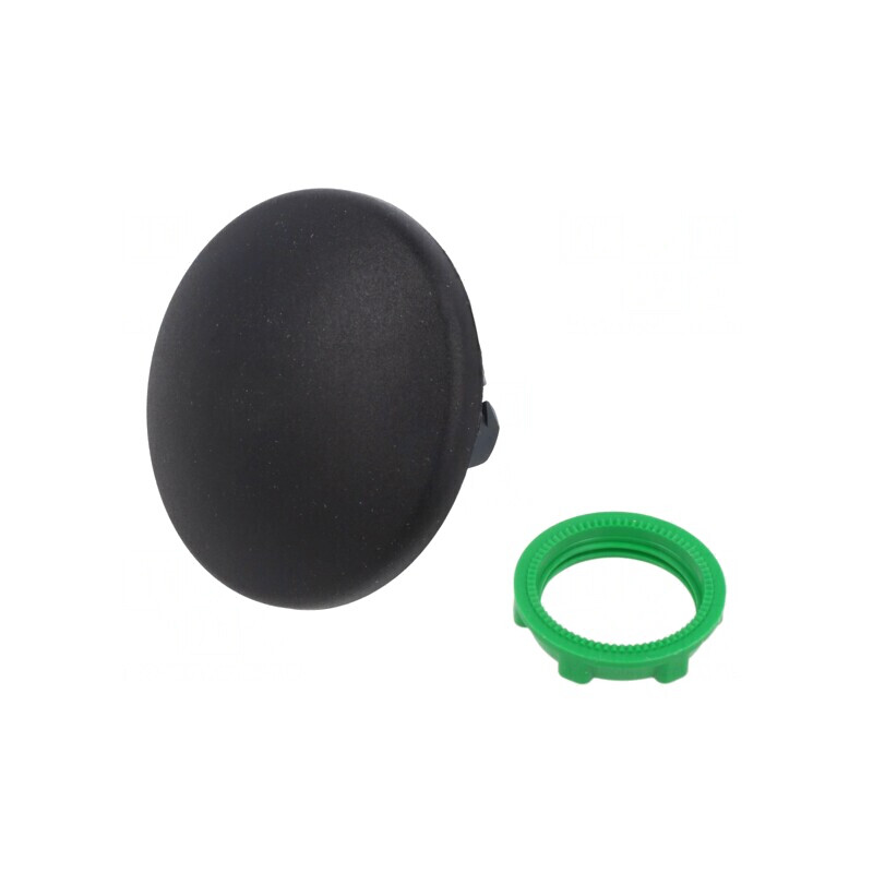 Comutator Negru 22mm Acționat prin Apăsare | Electronic-mag.ro | Componente Electronice