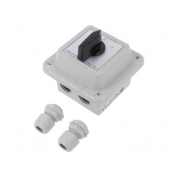 Comutator cu Came 16A 0-1 IP65 Poli 3 pentru Perete | Electronic-mag.ro | Componente Electronice