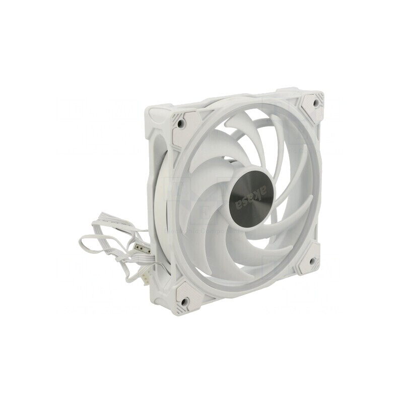 Ventilator DC Axial 12V 120mm Alb | Electronic-mag.ro | Componente Electronice