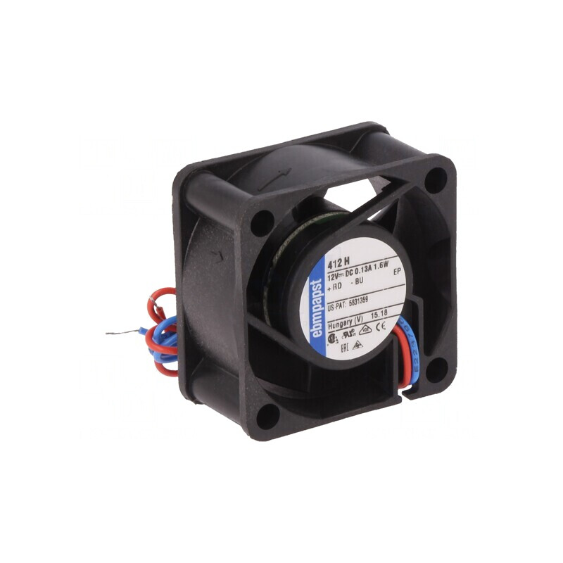 Ventilator axial 12V DC 40x40x20mm 13,5m3/h 29dBA | Electronic-mag.ro | Componente Electronice