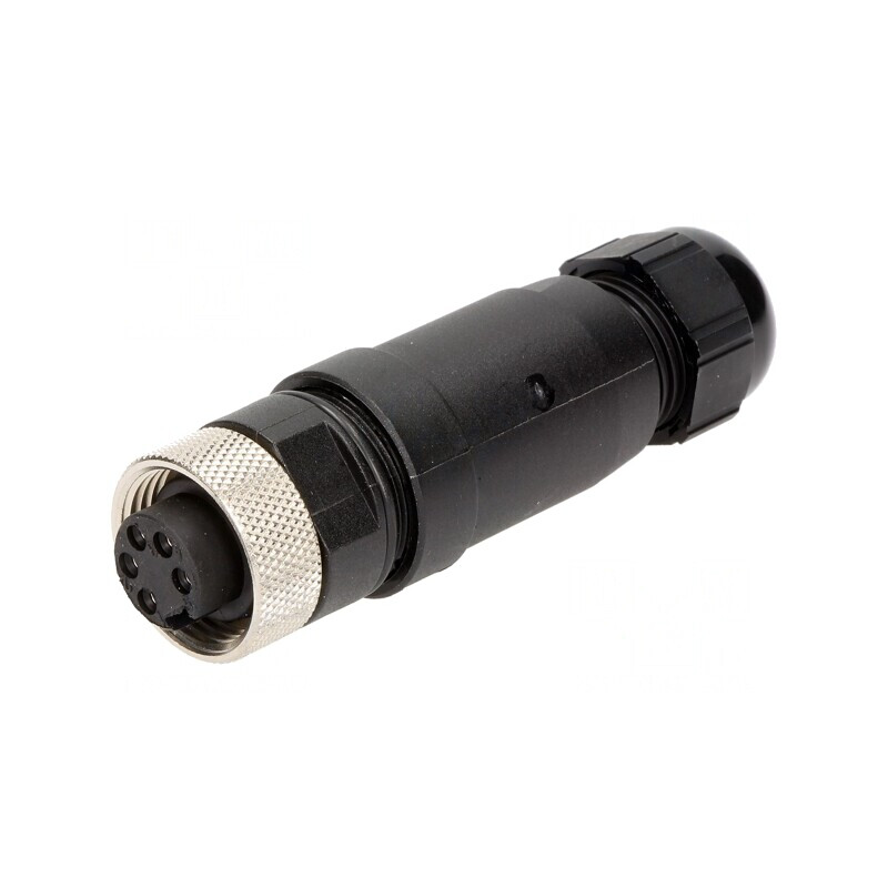 Mufă 7/8 5 pini pe cablu Mini-Change 8A | Electronic-mag.ro | Componente Electronice