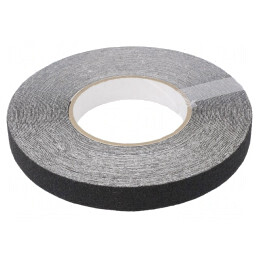 Bandă de marcare neagră 18m x 18mm | Electronic-mag.ro | Componente Electronice