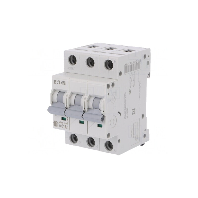 Întrerupător de supracurent 16A 3P 6kA 230/400V | Electronic-mag.ro | Componente Electronice