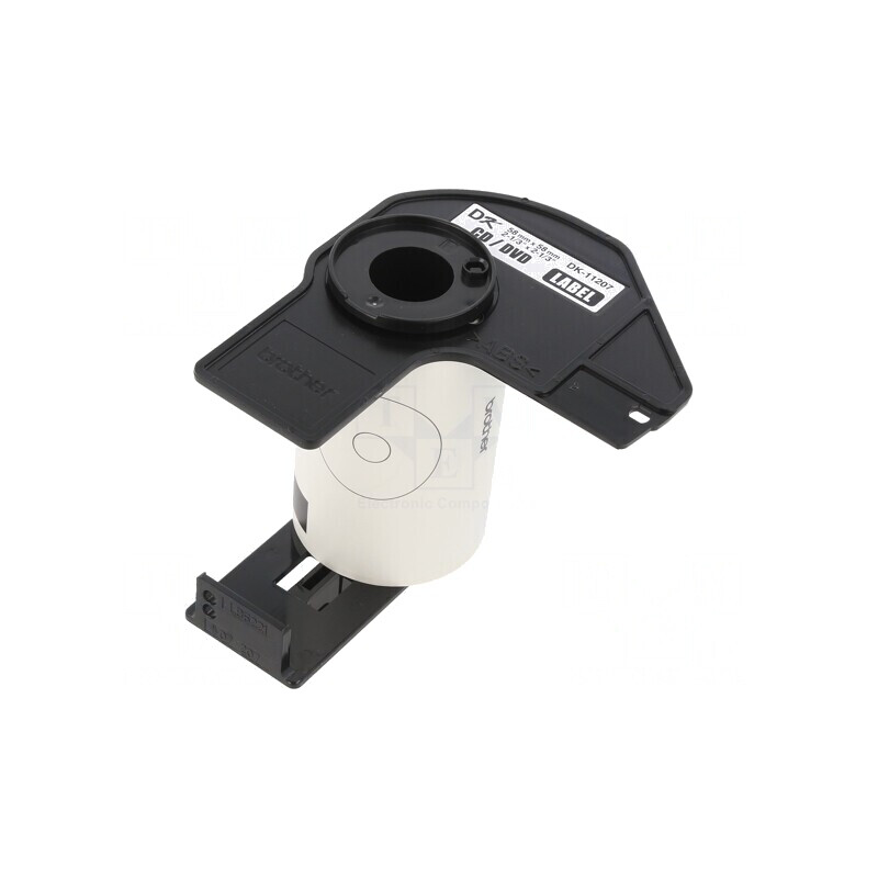 Etichetă autoadezivă albă 58mm neagră DK-11207 | Electronic-mag.ro | Componente Electronice