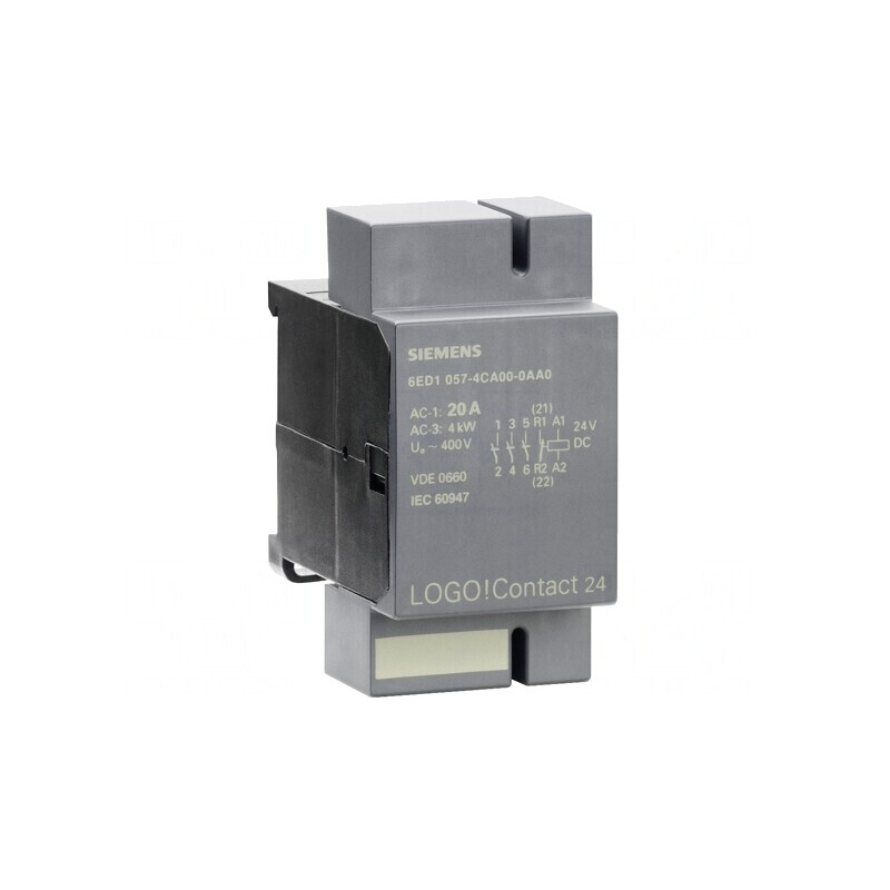 Contactor 3-polar LOGO! 8 24VDC pentru șină DIN | Electronic-mag.ro | Componente Electronice