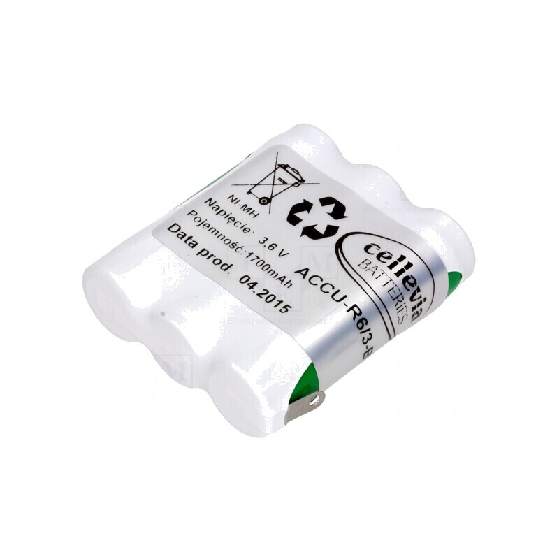 Baterie Ni-MH AA 3,6V 1700mAh pentru lipire | Electronic-mag.ro | Componente Electronice
