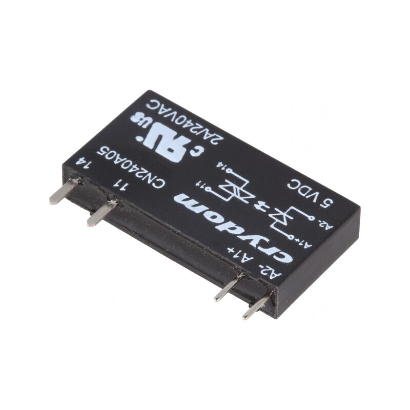 Releu Semiconductor 3-12VDC 2A 24-280VAC THT SIP | Electronic-mag.ro | Componente Electronice