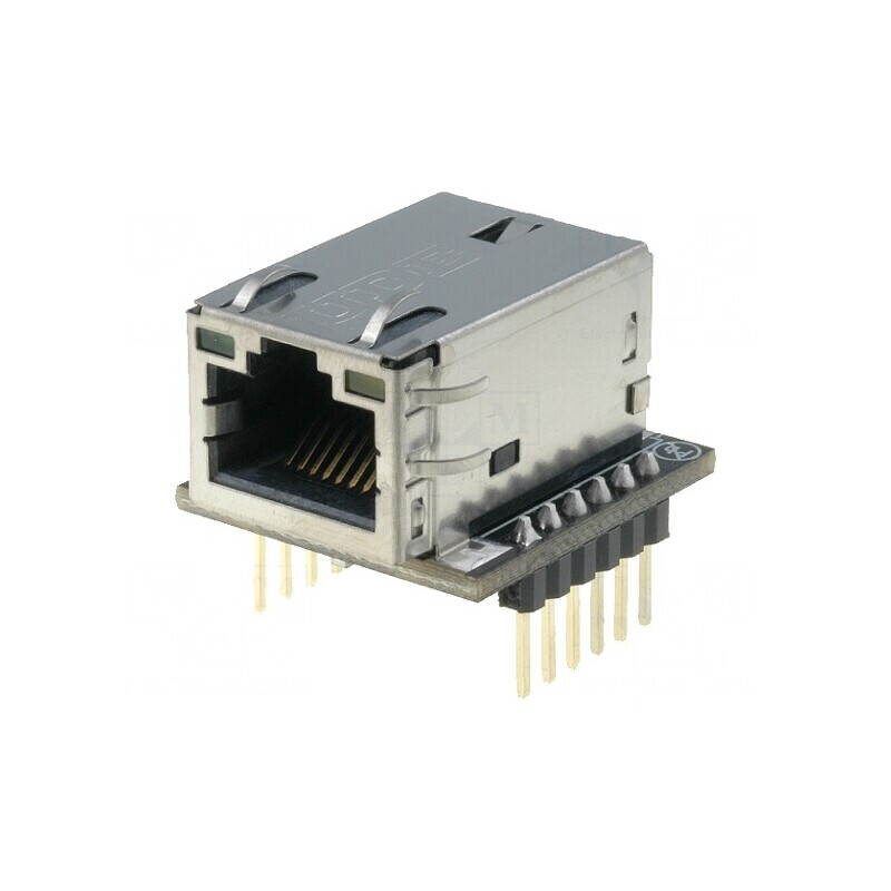 Modul Ethernet W5200 3,3V SPI RJ45 WIZ820IO | Electronic-mag.ro | Componente Electronice