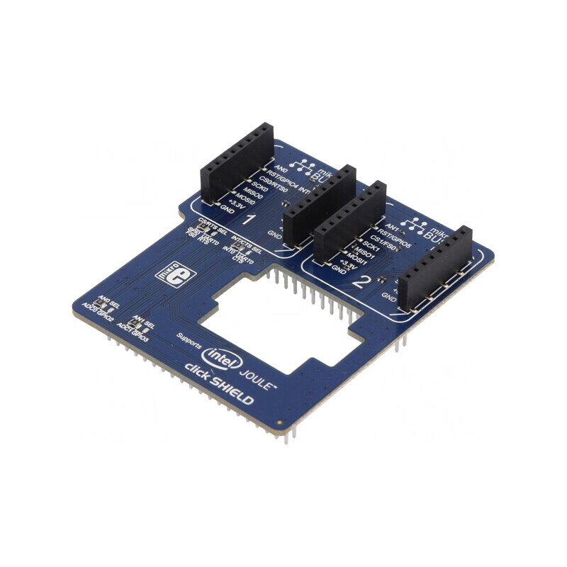 Intel Joule Click Shield Multiadaptor MikroBUS 2 Soclu Conectori de Extensie | Electronic-mag.ro | Componente Electronice