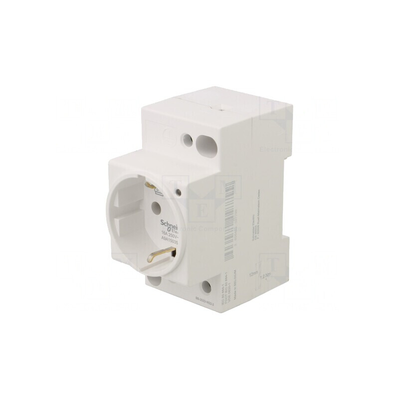 Priză Schuko 250V 16A pentru șină DIN ACTI9 | Electronic-mag.ro | Componente Electronice Priză Schuko 250V 16A pentru șină DIN ACTI9 | Electronic-mag.ro | Componente Electronice