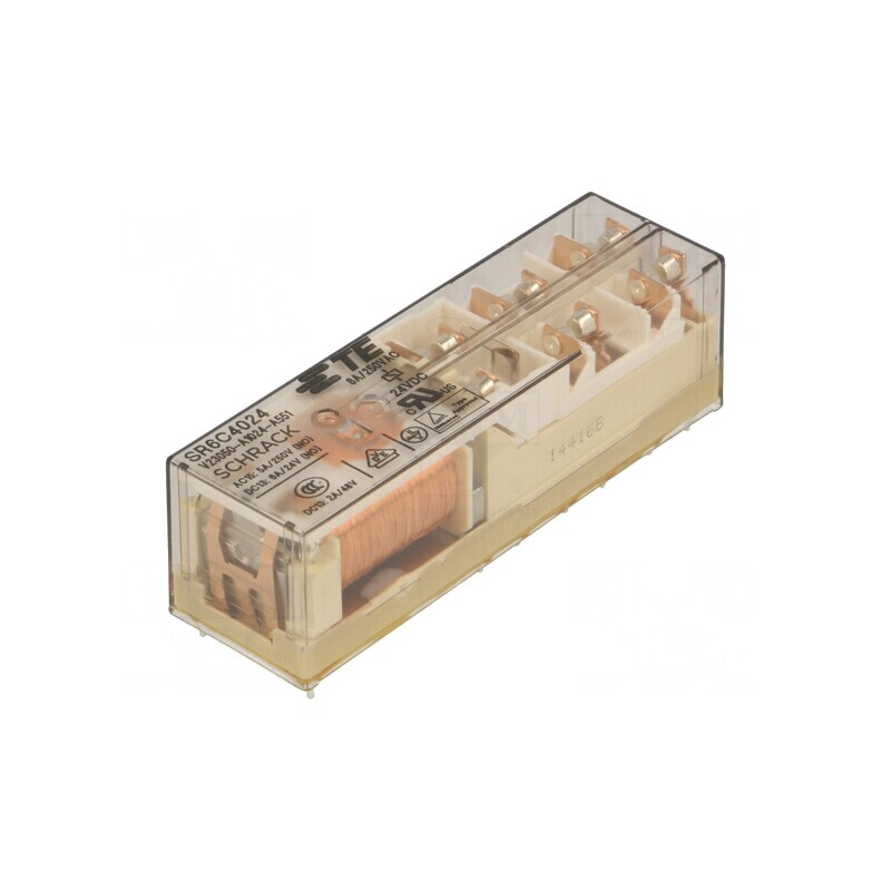 Releu Electromagnetic 24VDC 8A 400VAC | Electronic-mag.ro | Componente Electronice