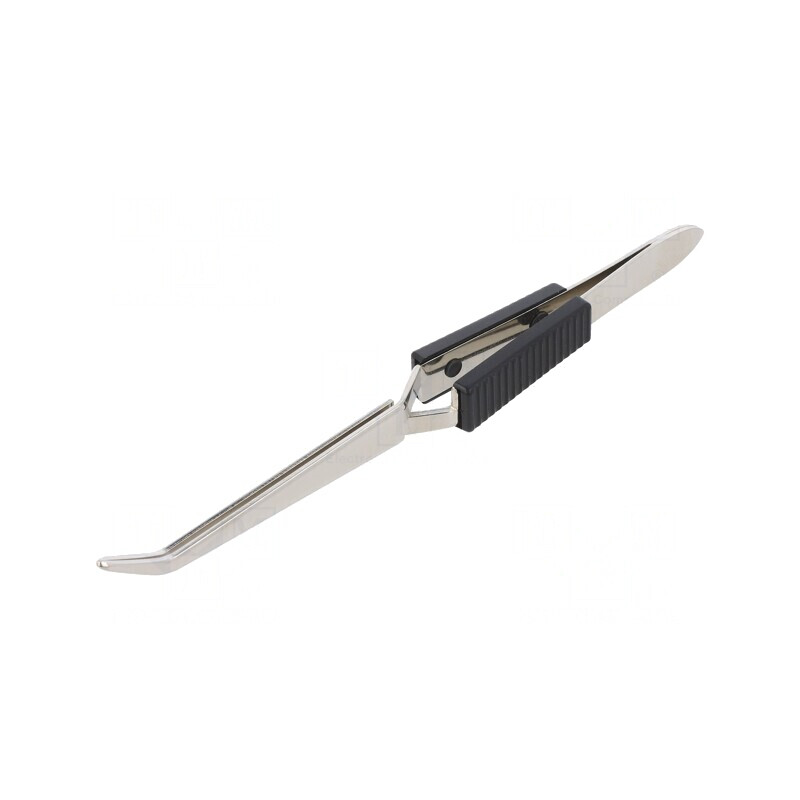 Pensetă Precizie 160mm Vârf Curbat | Electronic-mag.ro | Componente Electronice