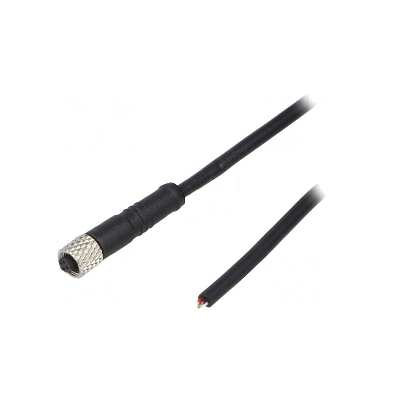 Conector M5 Mufă Mamă 4 PIN IP67 60V 1m | Electronic-mag.ro | Componente Electronice