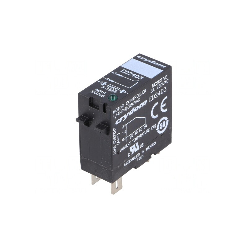 Releu semiconductor industrial ED24D3 3A 24-280VAC | Electronic-mag.ro | Componente Electronice Releu semiconductor industrial ED24D3 3A 24-280VAC | Electronic-mag.ro | Componente Electronice
