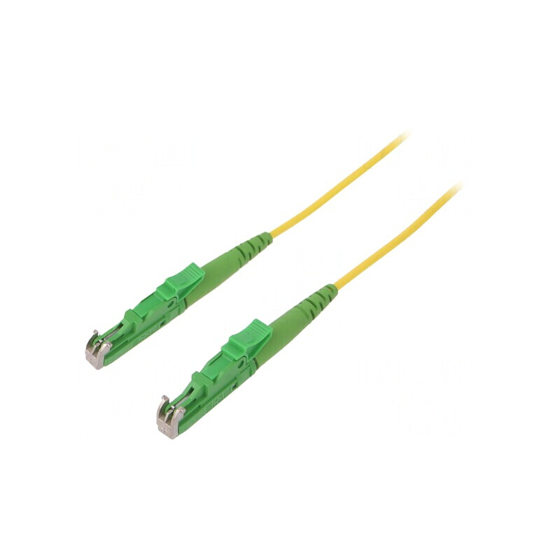 Patch Cord Fibră Optică E2/APC 3m Galben | Electronic-mag.ro | Componente Electronice