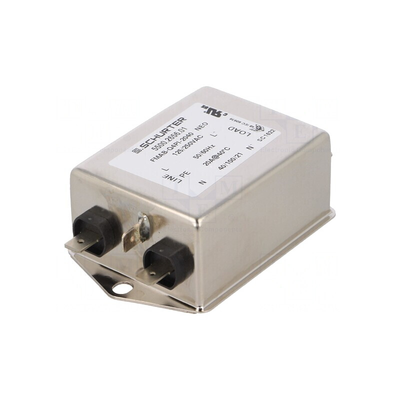 Filtru Anti-Interferențe 250VAC 20A | Electronic-mag.ro | Componente Electronice